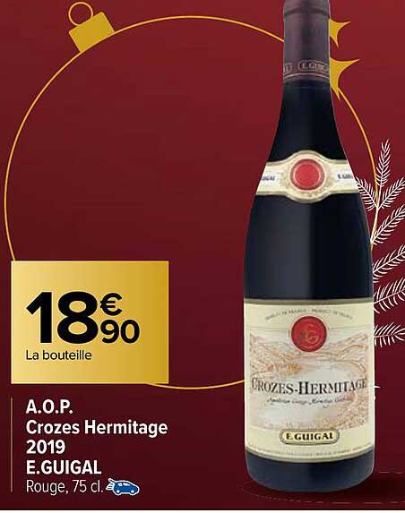 a.o.p. crozes hermitage 2019 e.guigal