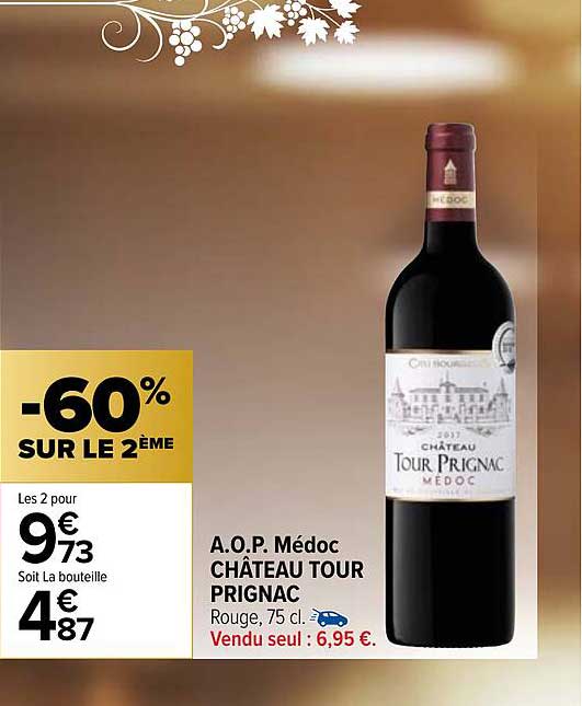 a.o.p. médoc château tour prignac