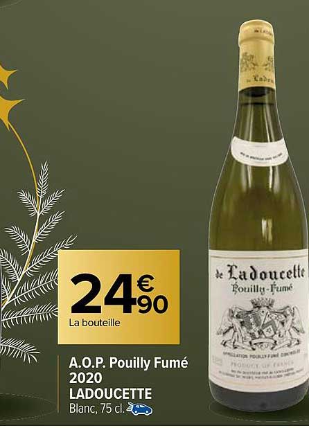 a.o.p. pouilly fumé 2020 ladoucette