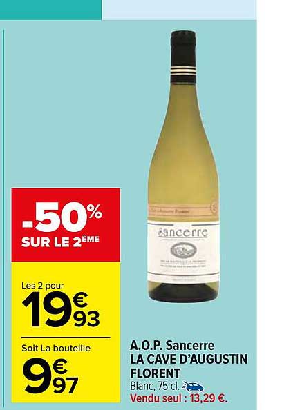 a.o.p. sancerre la cave d'augustin florent