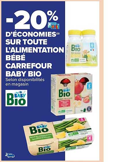 Alimentation Bébé Carrefour Baby Bio