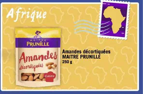 amandes décortiquées maître prunille