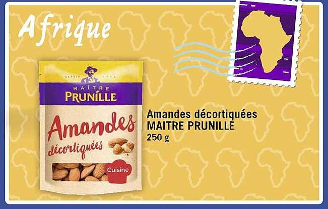 amandes décortiquées maître prunille
