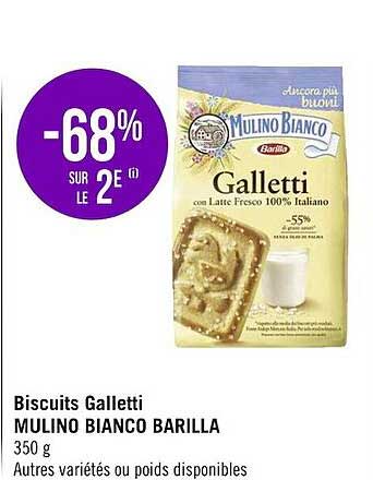 biscuits galletti mulino bianco barilla