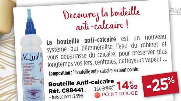 Bouteille Anti-calcaire