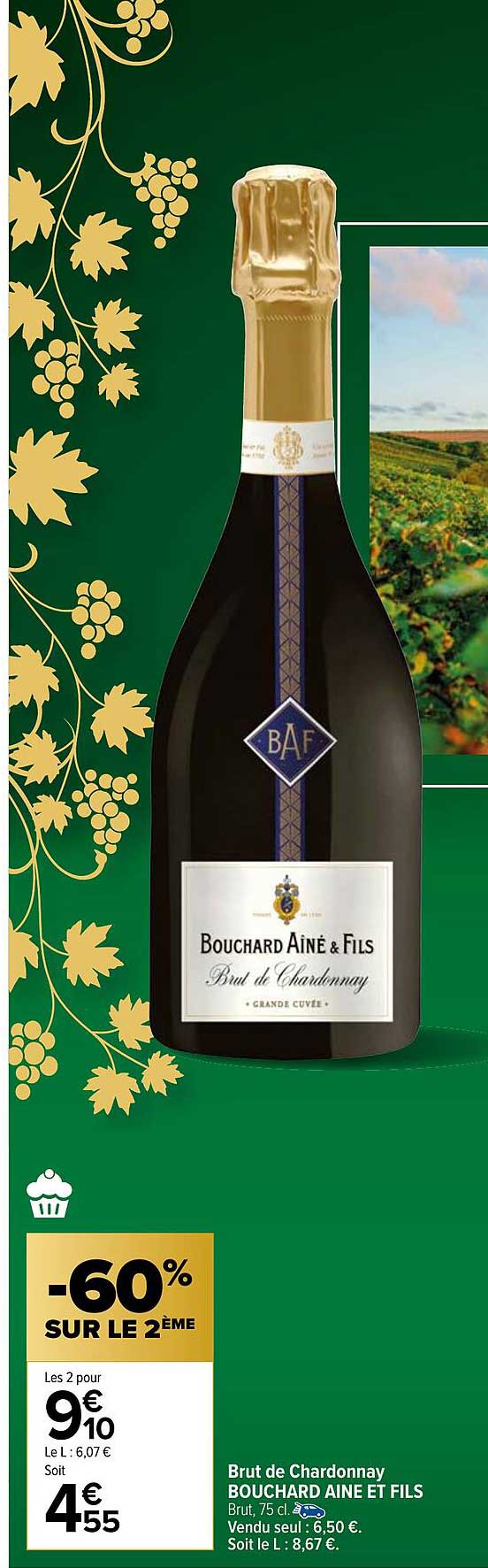 brut de chardonnay bouchard ainé et fils