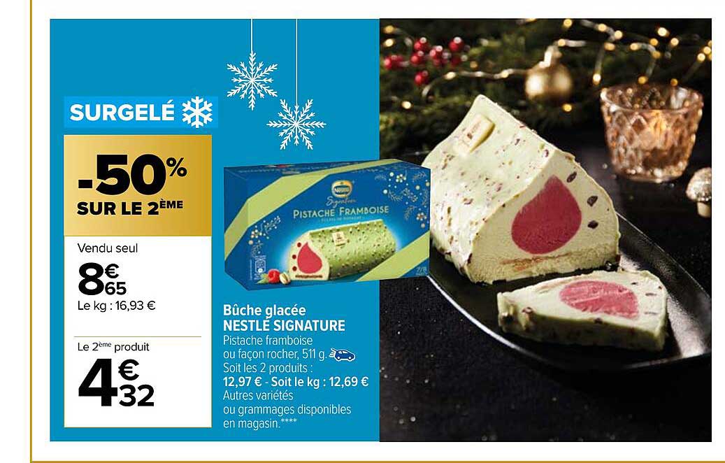 Bûche Glacée Nestlé Signature