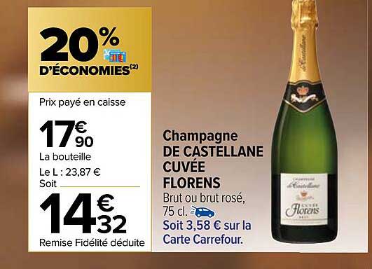 champagne de castellane cuvée florens