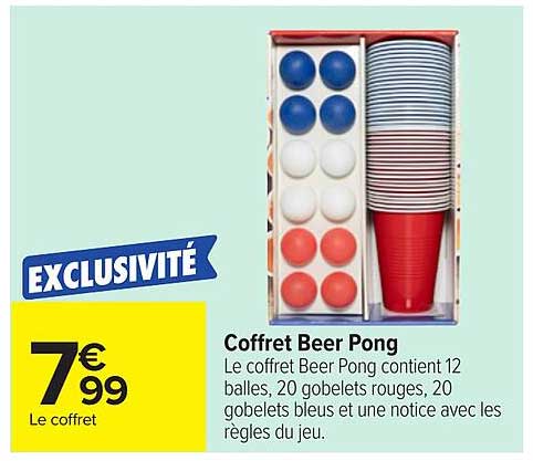 coffret beer pong