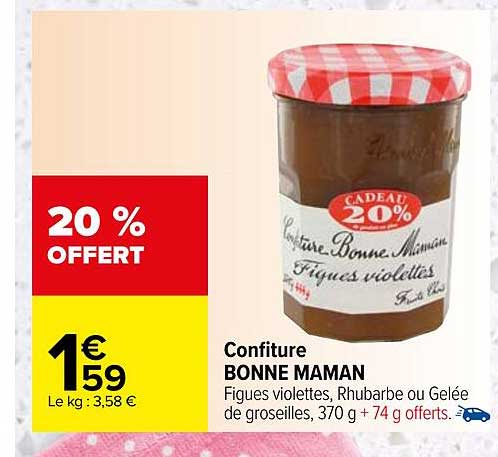 confiture bonne maman