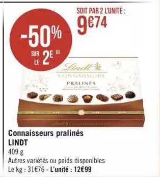 Connaisseurs Pralinés Lindt