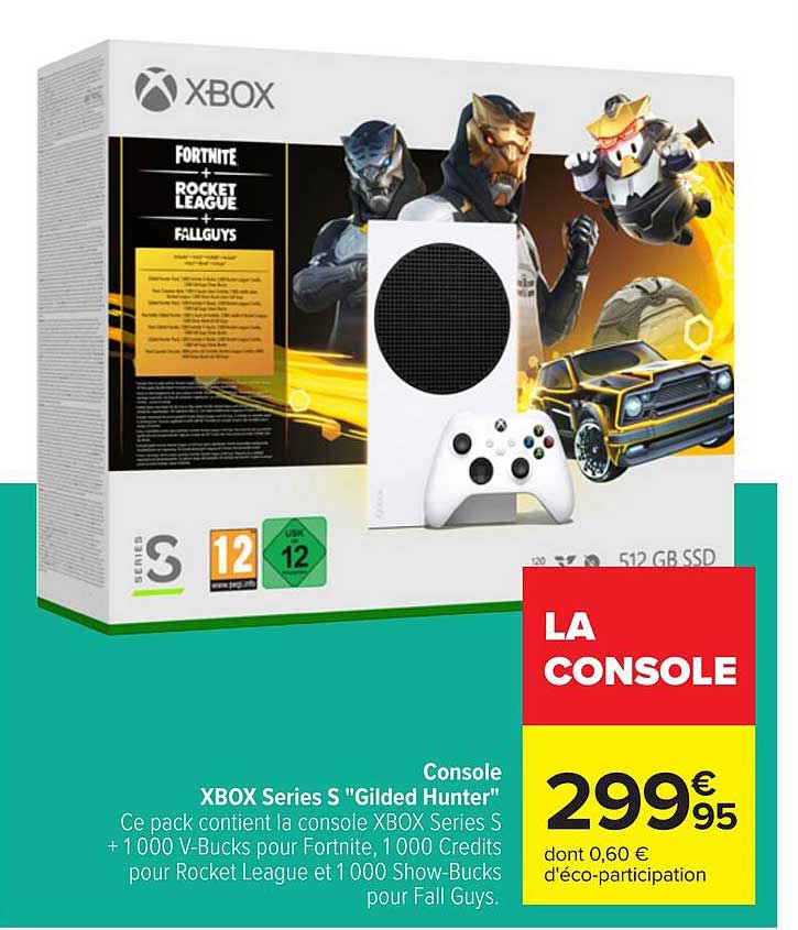 console xbox séries s "gilded hunter"