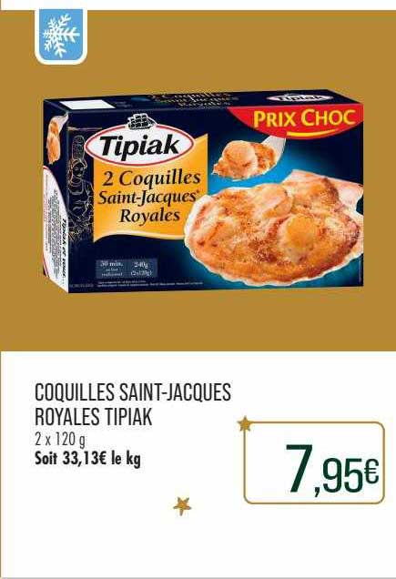 coquilles saint-jacques royales tipiak