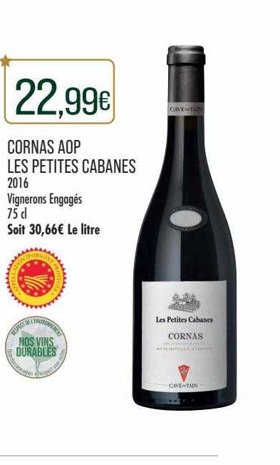 cornas aop les petites cabanes 2016