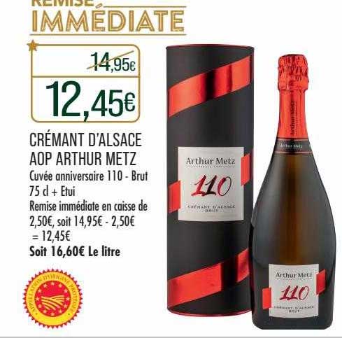 crémant d'alsace aop arthur metz