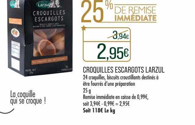 croquilles escargots larzul