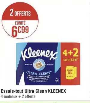 essuie-tout ultra clean kleenex