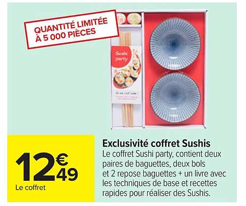 Exclusivité Coffret Sushis