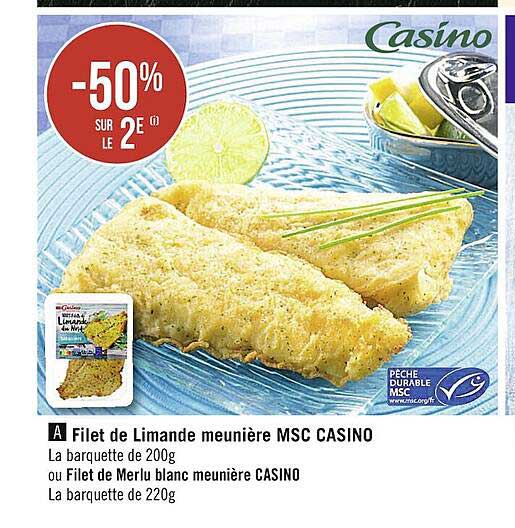 Filet De Limande Meunière Msc Casino