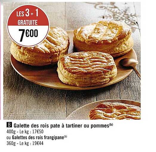 galette des rois pâte à tartiner ou pommes