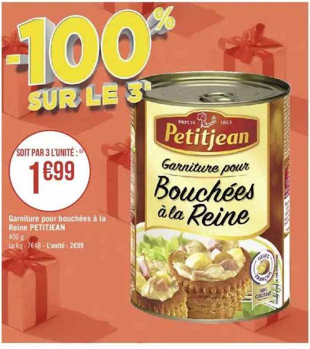 garniture pour bouchées à la reine petitjean