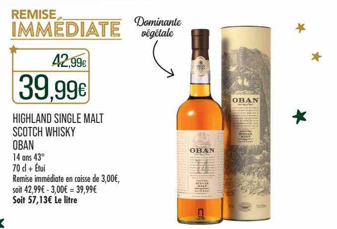 highland single malt scotch whisky oban