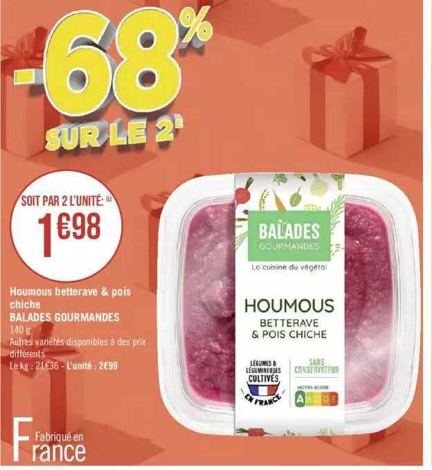 houmous betterave & pois chiche balades gourmandes