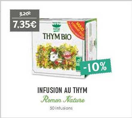 infusion au thym romon nature