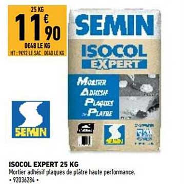 isocol expert 25 kg semin