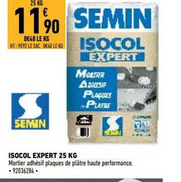 isocol expert 25 kg semin