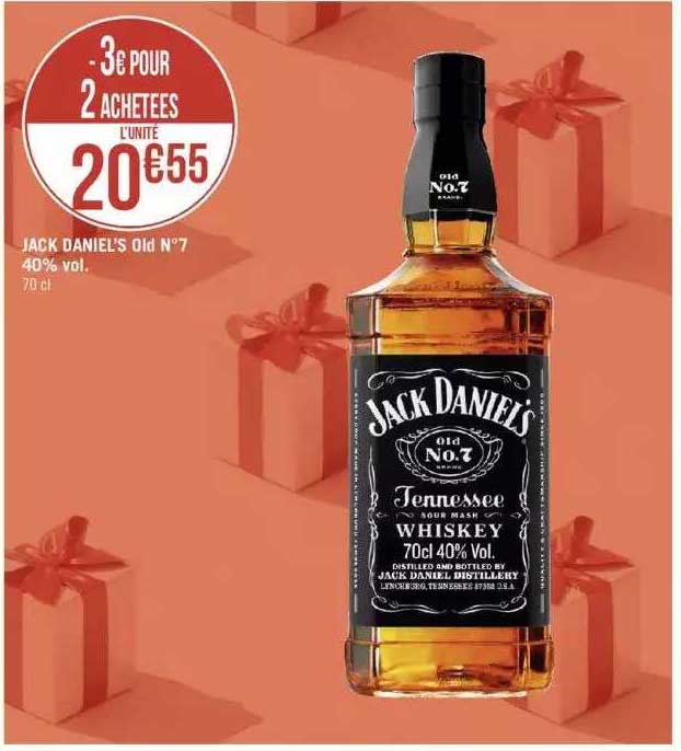 jack daniel's old n°7 40% vol.