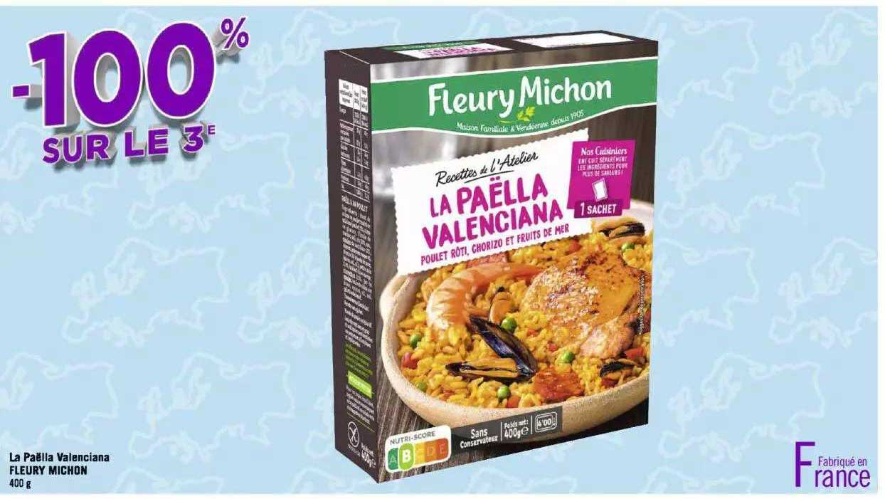 La Paëlla Valenciana Fleury Michon