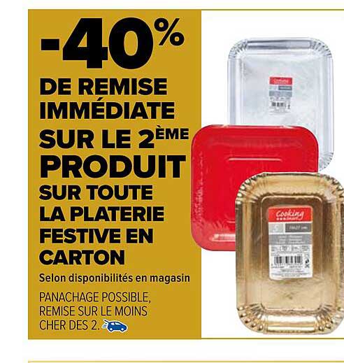 la platerie festive en carton