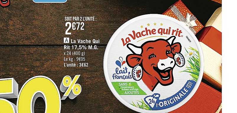 la vache qui rit 17,5% m.g.