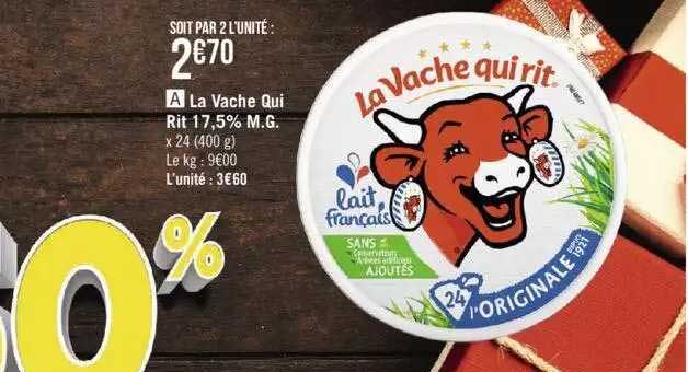 la vache qui rit 17,5% m.g.