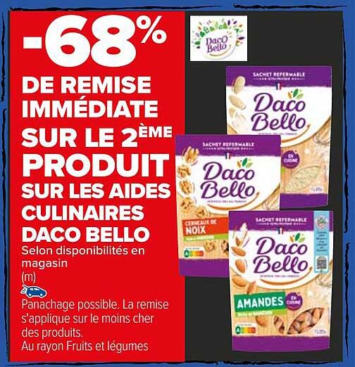 les aides culinaires daco bello