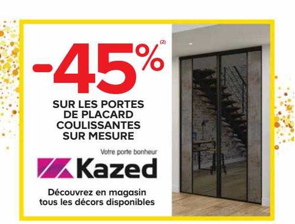 les portes de placard coulissantes sur mesure