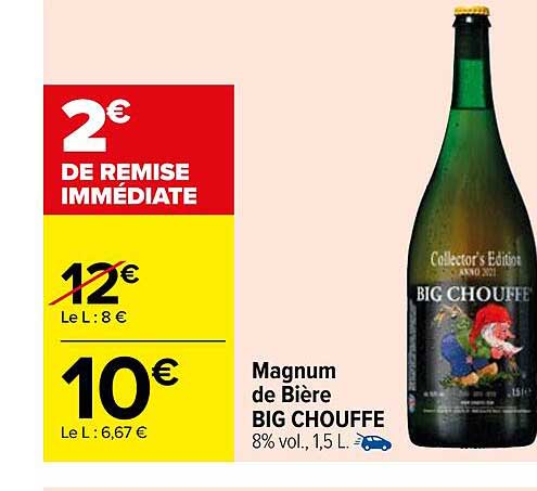 magnum de bière big chouffe