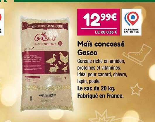 maïs concassé gasco
