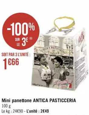 mini panettone antica pasticceria