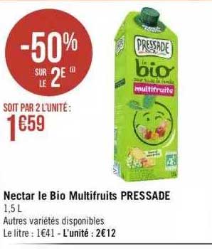 Nectar Le Bio Multi Fruits Pressade
