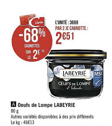 œufs de lompe labeyrie