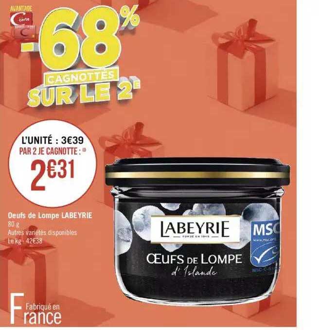 œufs de lompe labeyrie