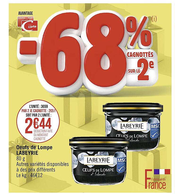 œufs de lompe labeyrie