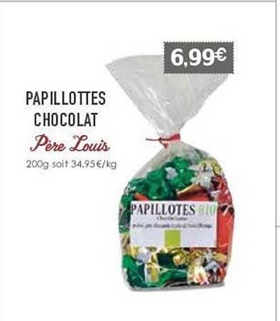 papillottes chocolat père louis