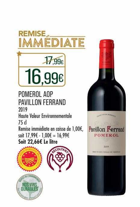 pomerol aop pavillon ferrand 2019