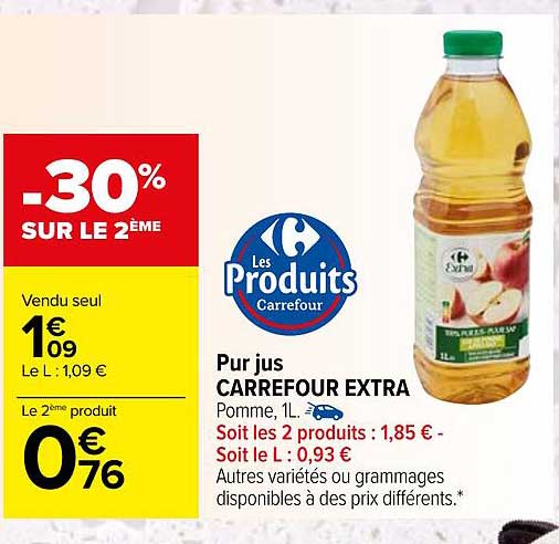 Pur Jus Carrefour Extra