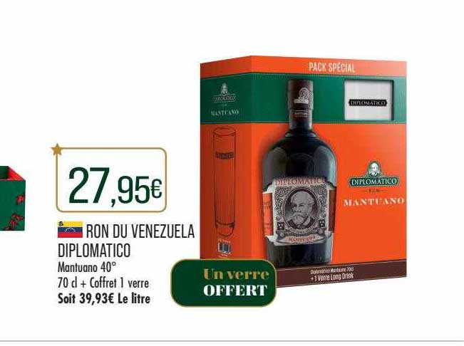 ron du venezuela diplomatico mantuano 40°