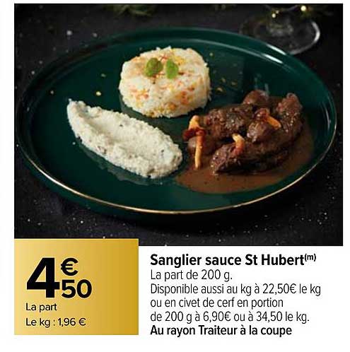 sanglier sauce st hubert
