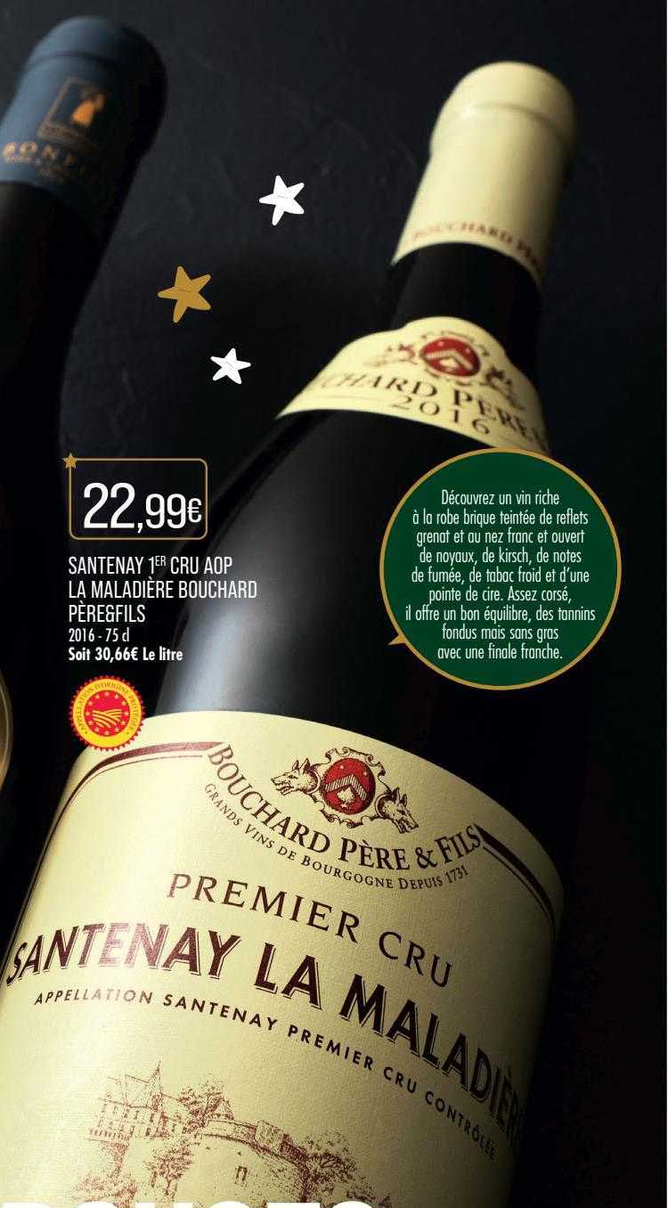 santenay 1er cru aop la maladière bouchère père & fils